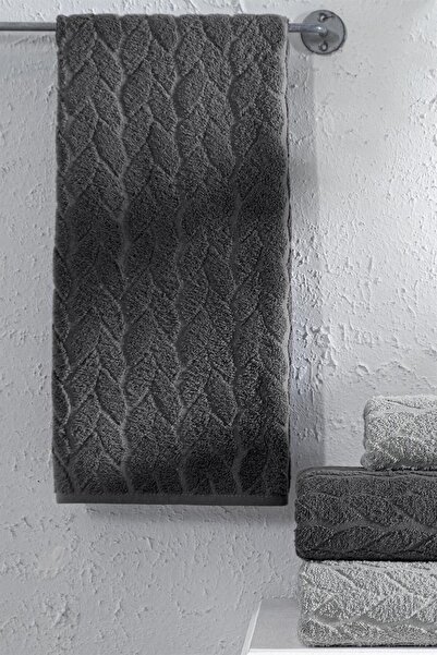 Mürdüm Home 4'lü Banyo Havlu Seti Hamam Takımı 100% Pamuk