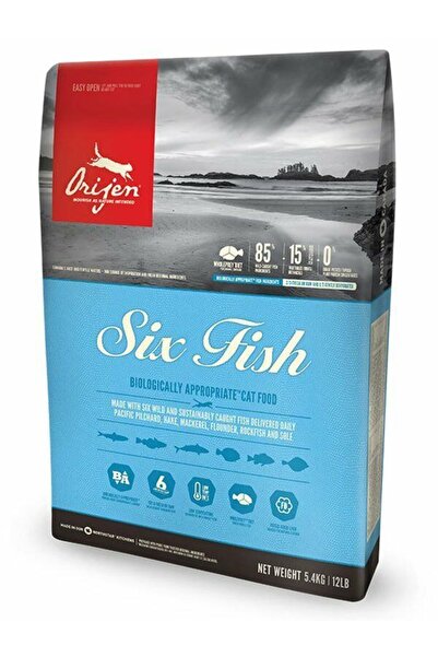 Orijen Cat Six Fish Tahılsız 6 Balıklı Yetişkin Kedi Maması 1.8 Kg