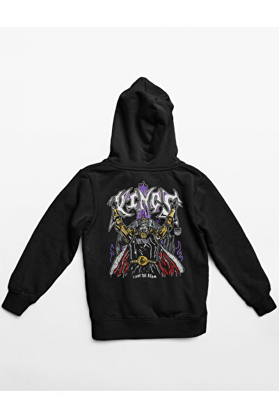 MAGORS Hanorac negru cu design Sacramento Kings