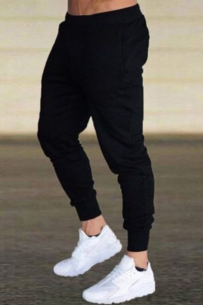 EMTA Ανδρικό σκουρόχρωμο jogger φούτερ με ελαστικά πόδια