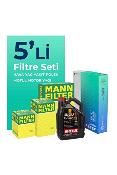 Mann-Filter MANN Opel Astra H 1.3 Dizel Motul Motor Yağlı Bakım Seti Ufi Tipi...