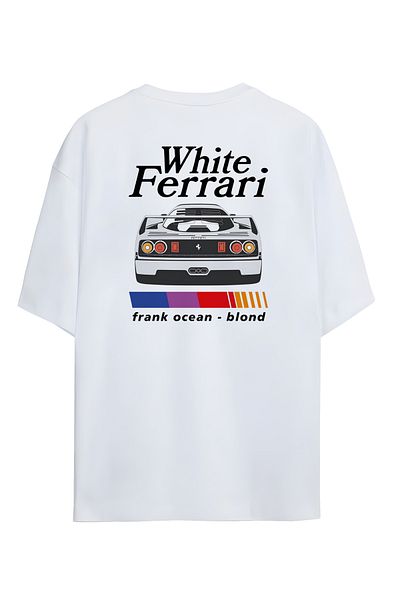 Adrift Frank Ocean - Μπλουζάκι Unisex Oversize σε ξανθό σχέδιο