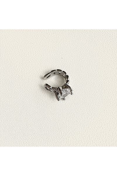 Okko Store Solitaire Star Earcuff Cartilage Earring
