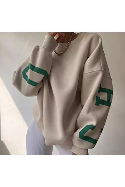 Tarzsokak Hanorac pentru femei, cu gât rotund, cu imprimeu New York, stil str...