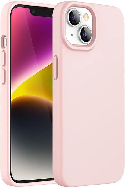 GAGA ELEKTRONİK Silicone Shockproof Microfiber Lined Protective Case for iPhone 14 and 13 Inch