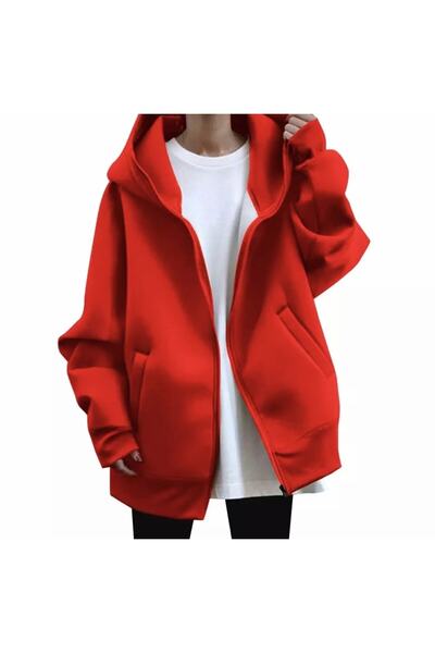 Adrift Jachetă de iarnă groasă pentru femei, cu glugă, cu fermoar complet, su...