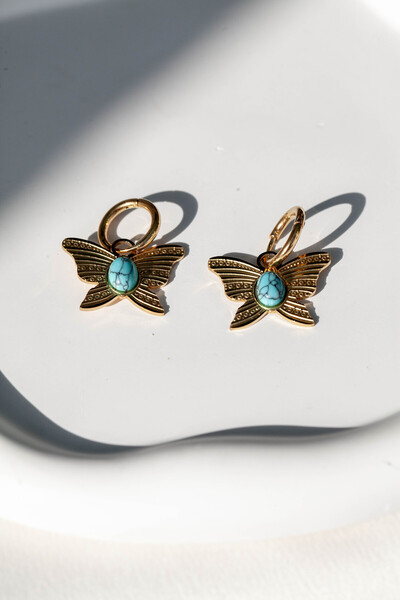Inure Jewelry IMAGINARY BUTTERFLY أقراط