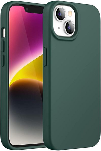GAGA ELEKTRONİK Silicone Shockproof Microfiber Lined Protective Case for iPhone 14 and 13 Inch