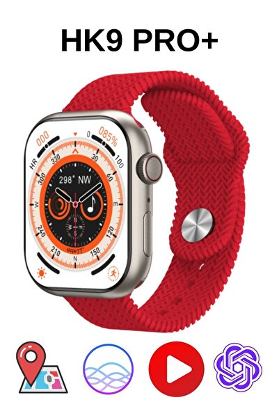 GoMarkt HK9 Pro + Akıllı Saat Teknolojinin ve Tarzın Buluşması Oyun Yüklü Amo...