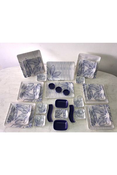 Keramika Alisa Breakfast Set 34 Pieces