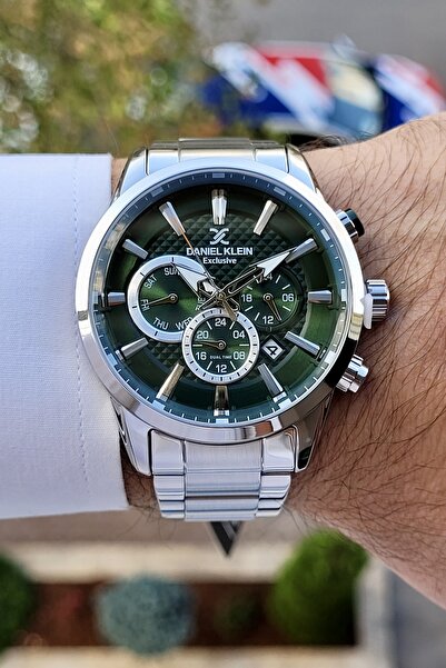 Daniel Klein Kadranı Yeşil Renk 2 Yıl Garantili Göstergeleri Aktif Erkek Kol ...
