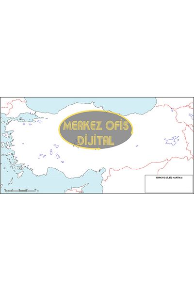 MOD خريطة تركيا اللغوية 50x70 سم