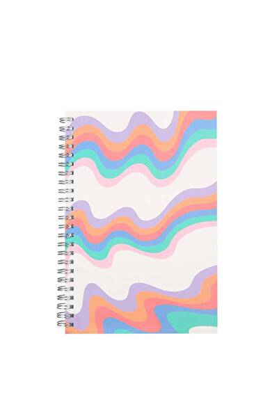 Yenbu KIRTASİYE SETİ A5 SPİRAL DEFTER PLASTİK TÜKENMEZ KALEM 4 adet 25MM DOSYA KLİPSİ, 2 adet ATAÇ VE NOT