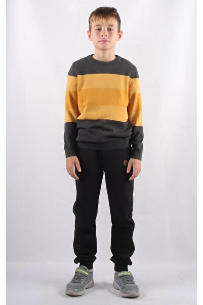 ALEXANDERGARDI ÖZEL KOLEKSİYON RENK BLOKLU ÇOCUK TRİKO KAZAK (C21-5192)