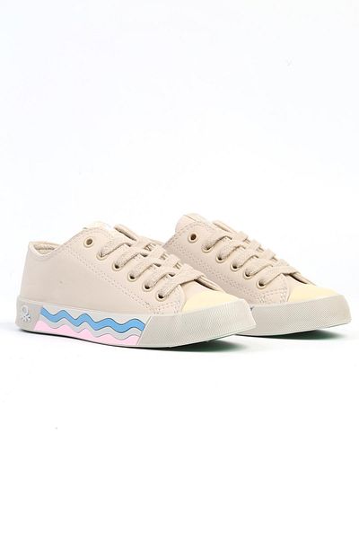 Benetton ®| BN-31048 - 3374 Beige - Women's Sneakers