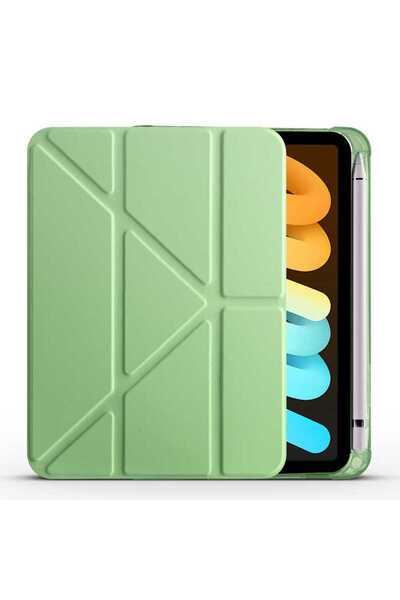 Fuchsia Mini 2021 (6.NESİL) Uyumlu Kalemlikli Standlı Katlanabilir Uyku Modu Özellikli Tablet Kılıfı