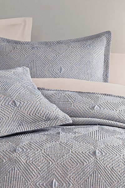 Puffy Set cuvertură de pat dublu Shay - Indigo