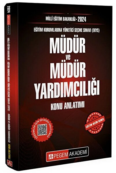 Pegem Akademi Yayıncılık 2024 MEB EKYS Müdür ve Yardımcılığı Konu Anlatımlı