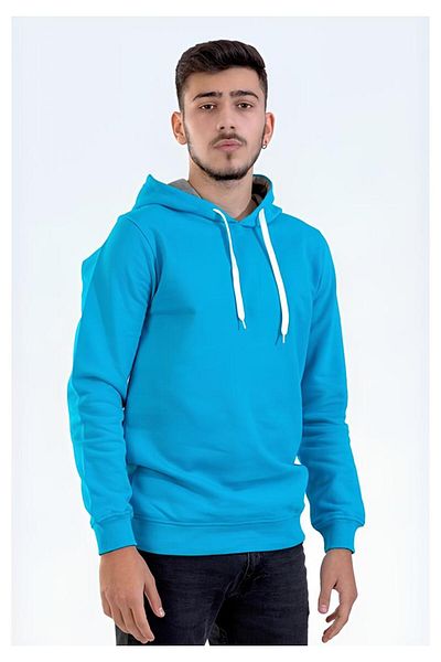 Lixera Hanorac sezonier cu glugă unisex Baby Blue