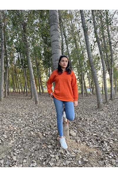 ARV MODA FASHİON THAT İNSPİRES FERMUARLI POLO YAKA KAZAK/ sweatshirt