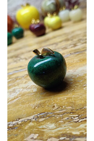 Marblecenter MERMER ELMA Biblo Süs Eşyası Mini Boy 3cm