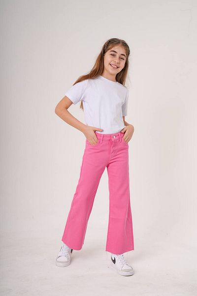 ASL GOLF CLUB Pantaloni pentru fetiță cu picioare largi