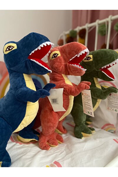 u-toys PELUŞ DİNAZOR 35 CM PELUŞ TREX BÜYÜK BOY DİNAZOR(1 ADET)