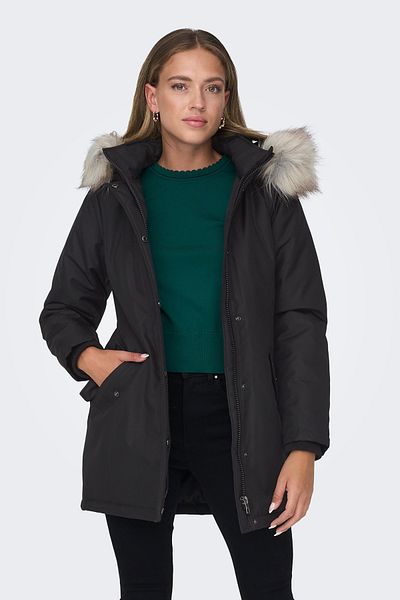ONLY Onlnewkaty Removable Hooded Parka - Regular Fit Parka 15300633