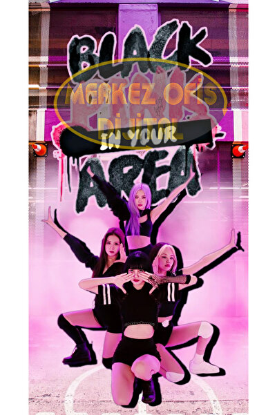 MOD Black Pink Poster 50x70 cm