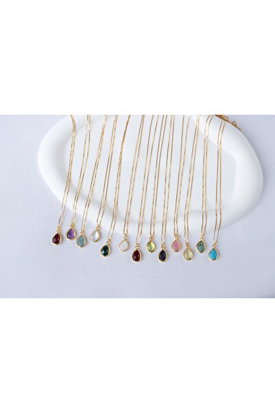 art and crafts jewelry Mayıs Burç Taşı Zümrüt 925 Gümüş Kolye