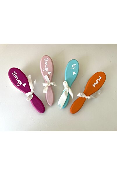 mogokids İSİMLİ RENKLİ Bebek Saç Fırçası