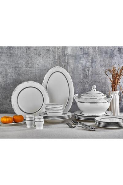 Aryıldız Yemek Takımı 60 Parça Royal Queen Porselen 60028 Cemile