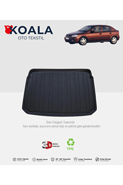 KoalaOtoTekstil Opel Astra G Hatchback (1999-2004) 3d Bagaj Havuzu