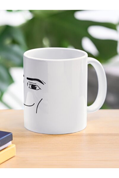 w house Baskılı Kupa Bardak 006275 - roblox man face Coffee Mug