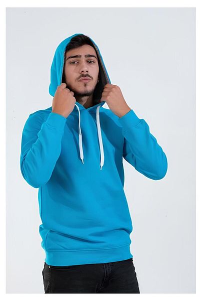 Lixera Hanorac sezonier cu glugă unisex Baby Blue