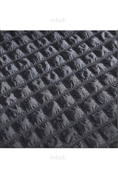 IYDGAH 3-Piece Lycra Elastic Burumcuk Sofa Bed Cover - Anthracite 1 Piece Set of Three