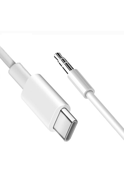 cepvizyon Samsung S21/s21fe Aux Kablosu Type-c To 3.5mm Stereo Ses Kablosu