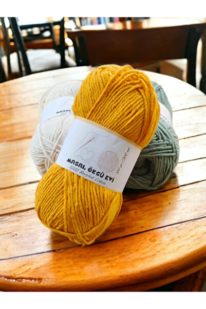 Masal Örgü Evi Set de 3 șnururi 100% bumbac și amigurumi