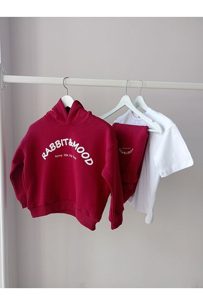 Dennis Denise Winter Cotton Oversize Unisex Kids Tracksuit Set Sweatshirt Trousers