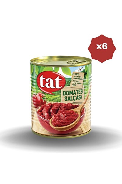 Tat DOMATES SALÇASI 830 GR x 6 ADET