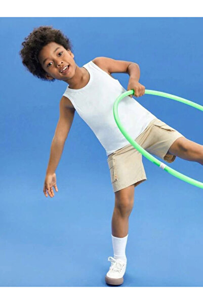 MADALİNA Boy's 100% Cotton 4-pack Undershirt