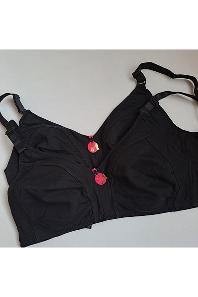 NARIYA Γυναικείο σουτιέν Plus Size Βαμβακερό 2 τεμάχια 2 τεμάχια σουτιέν Χτενισμένο βαμβακερό σουτιέν Καθημερινά άνετα εσώρουχα