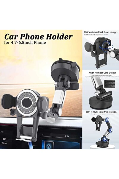 Asfal Numaratörlü, Uzun Kollu, Güçlü Vantuzlu, Cam ve Torpidoya Yapışan Kamyo...