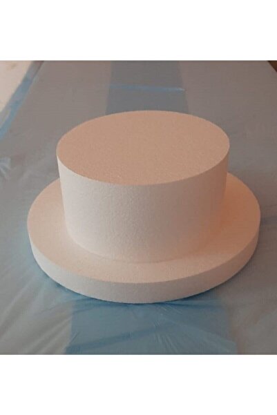 yeditepe osmanlı Yuvarlak Strafor Katlı Maket Pasta 30x3cm - 20x10cm