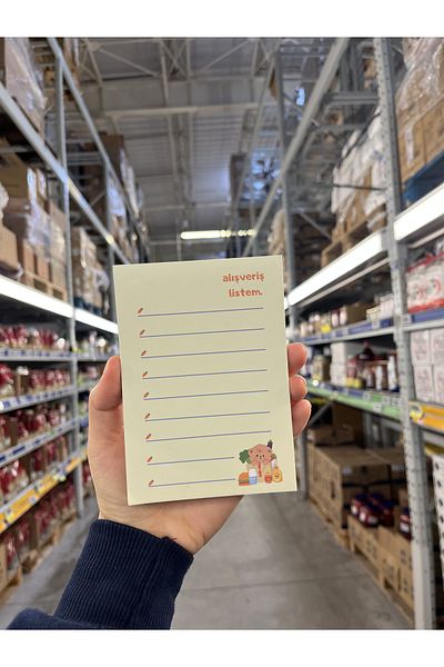 Sumicorn Design Cute Kawaii Memo Pad, Notepad, Shopping List, Memopad, Planner, A6 (10,5x14,8 cm), 100 pcs