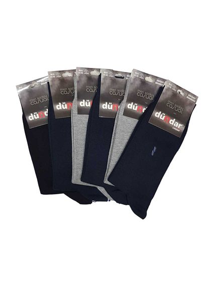 Dündar ANCHOR COLLECTION Dündar seamless men's socket socks plain 6 pieces