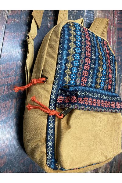 Street Bag Lycian Ethnic Authentic Bohemian Patterned Backpack Daily Use Travel Bag