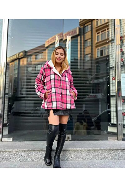 Genel Markalar KADIN KAPÜŞONLU PELÜŞ MONT