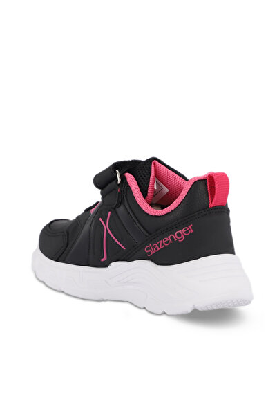 Slazenger Vacation I Children's Velcro Black / Fuchsia Casual Sports Shoes