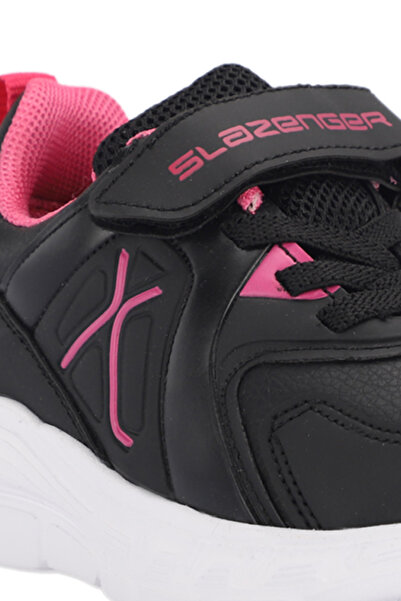 Slazenger Vacation I Children's Velcro Black / Fuchsia Casual Sports Shoes